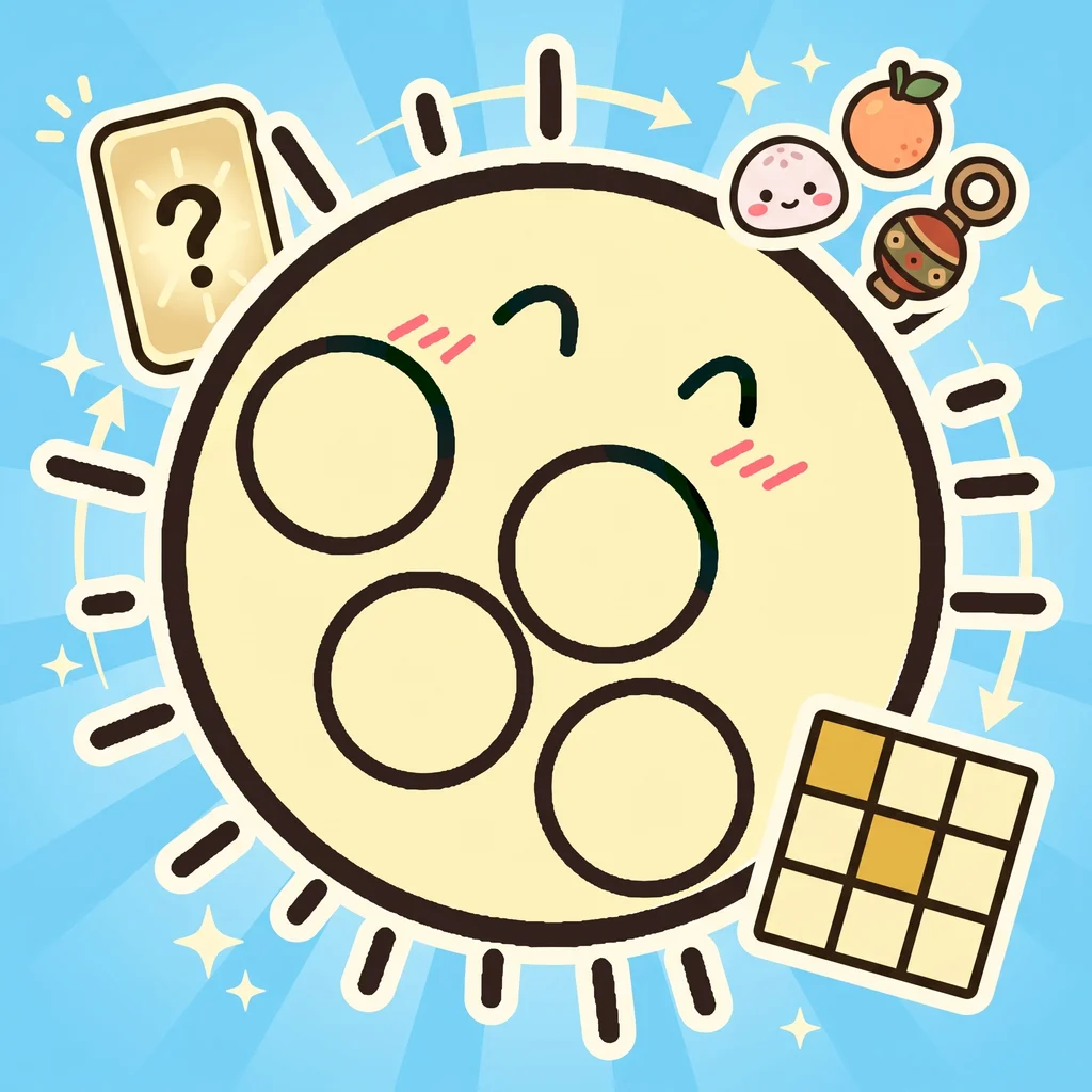 記録してマスが広がる様子のイラスト